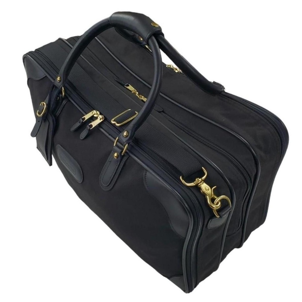 Coach Boston Vintage 1995 Black Triple Level Carryall Suitcase Made in the USA! - Picture 2 of 16